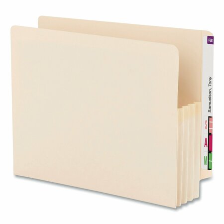 SMEAD Pocket, File, 3.5"Expansion, Letter, PK25 75124